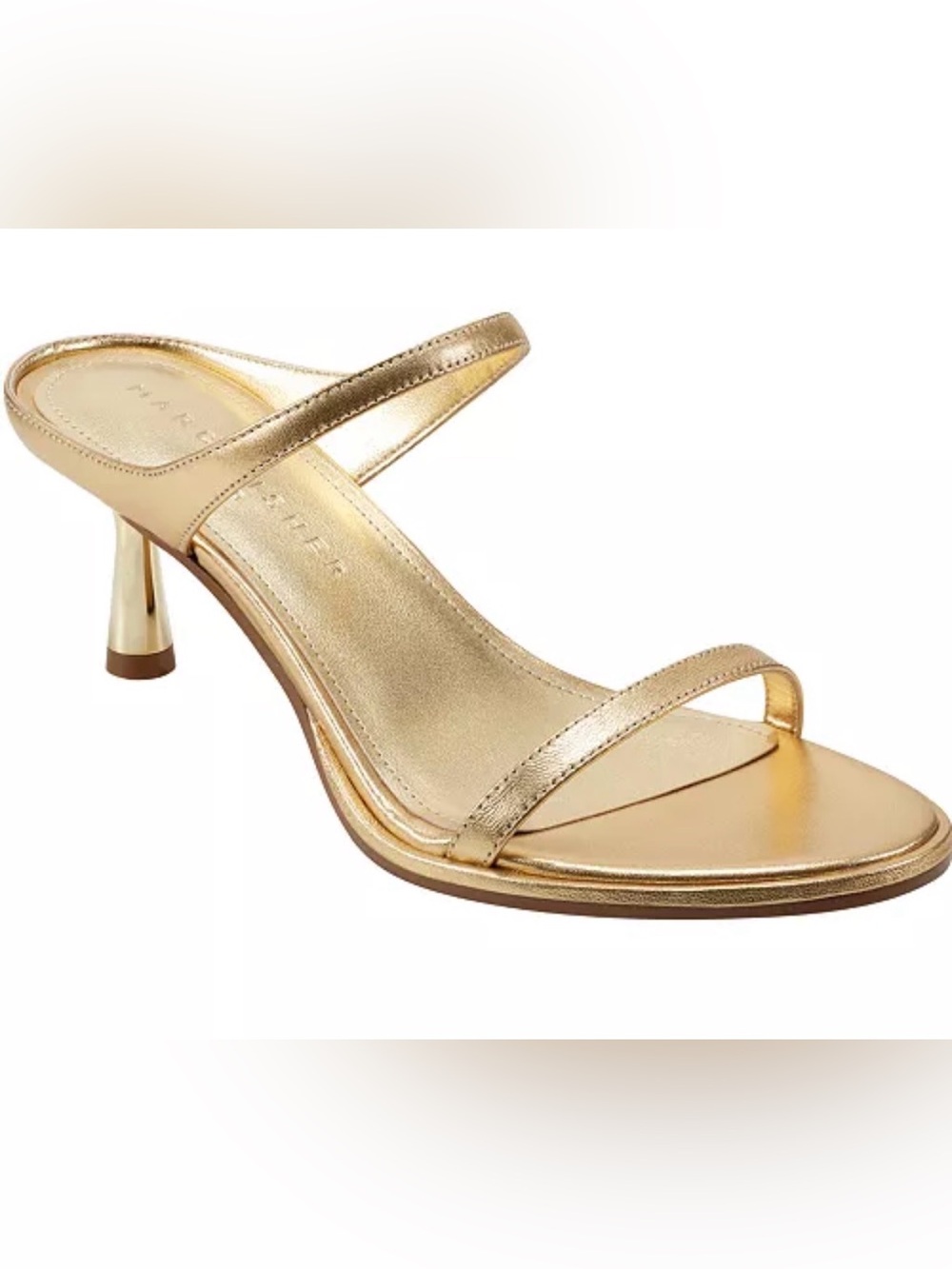 NWOT Marc Fisher Alonde Kitten Heel Dress Sandals, Size 10M